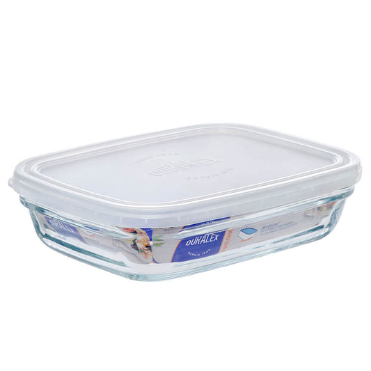 Duralex Glass Food Container & Lid - Retail Therapy Online