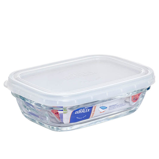 Duralex Glass Food Container & Lid - Retail Therapy Online