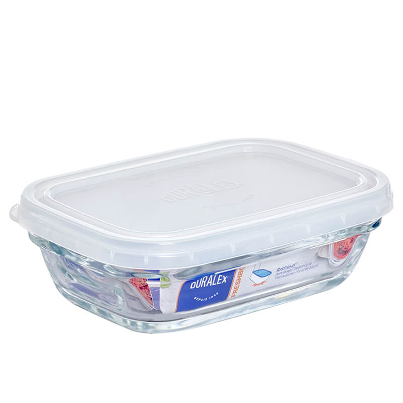 Duralex Glass Food Container & Lid - Retail Therapy Online