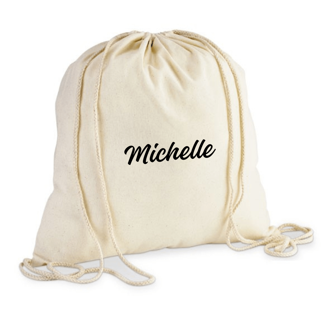Eco - Cotton Drawstring Bag - 120gsm - Retail Therapy Online