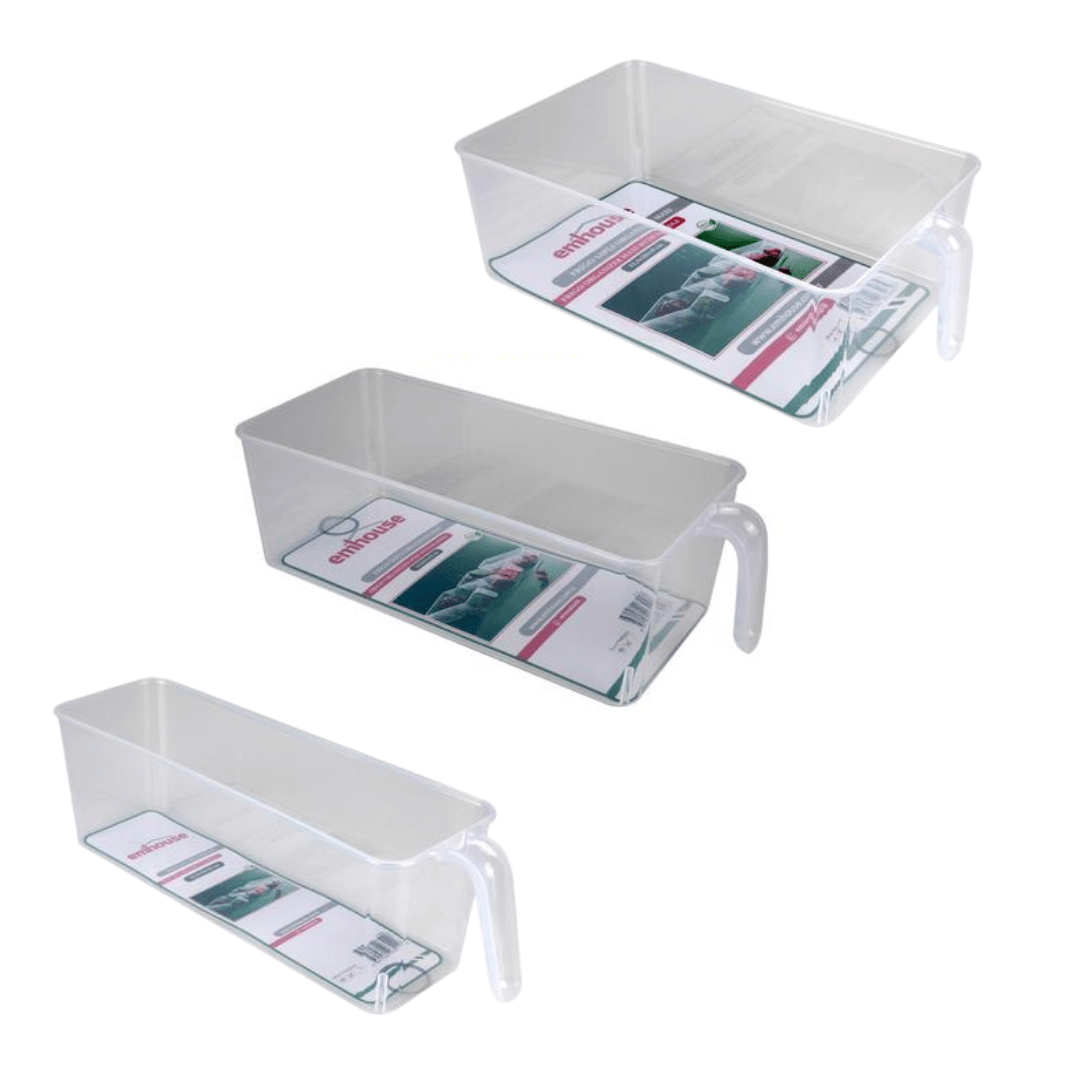Emhouse Fridge Storage Organiser with Handle - Retail Therapy Online