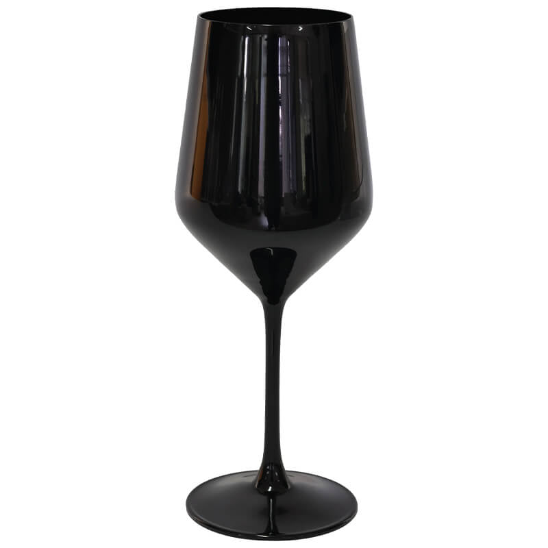 Emma Black Wine Glasses 480ml - Set of 4 - Retail Therapy Online