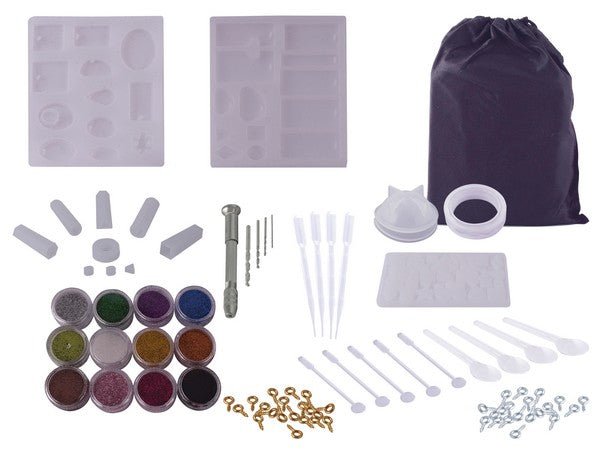 Epoxy Resin Silicone Mould Kit 94pc - Retail Therapy Online