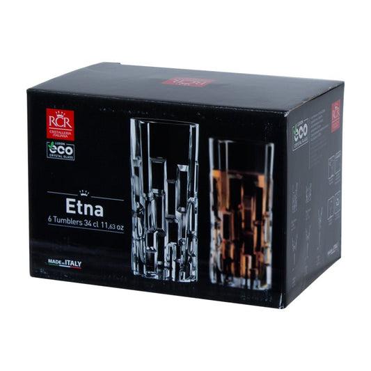 Etna Hi - Ball Crystal Drinking Glasses - Set of 6 - Retail Therapy Online