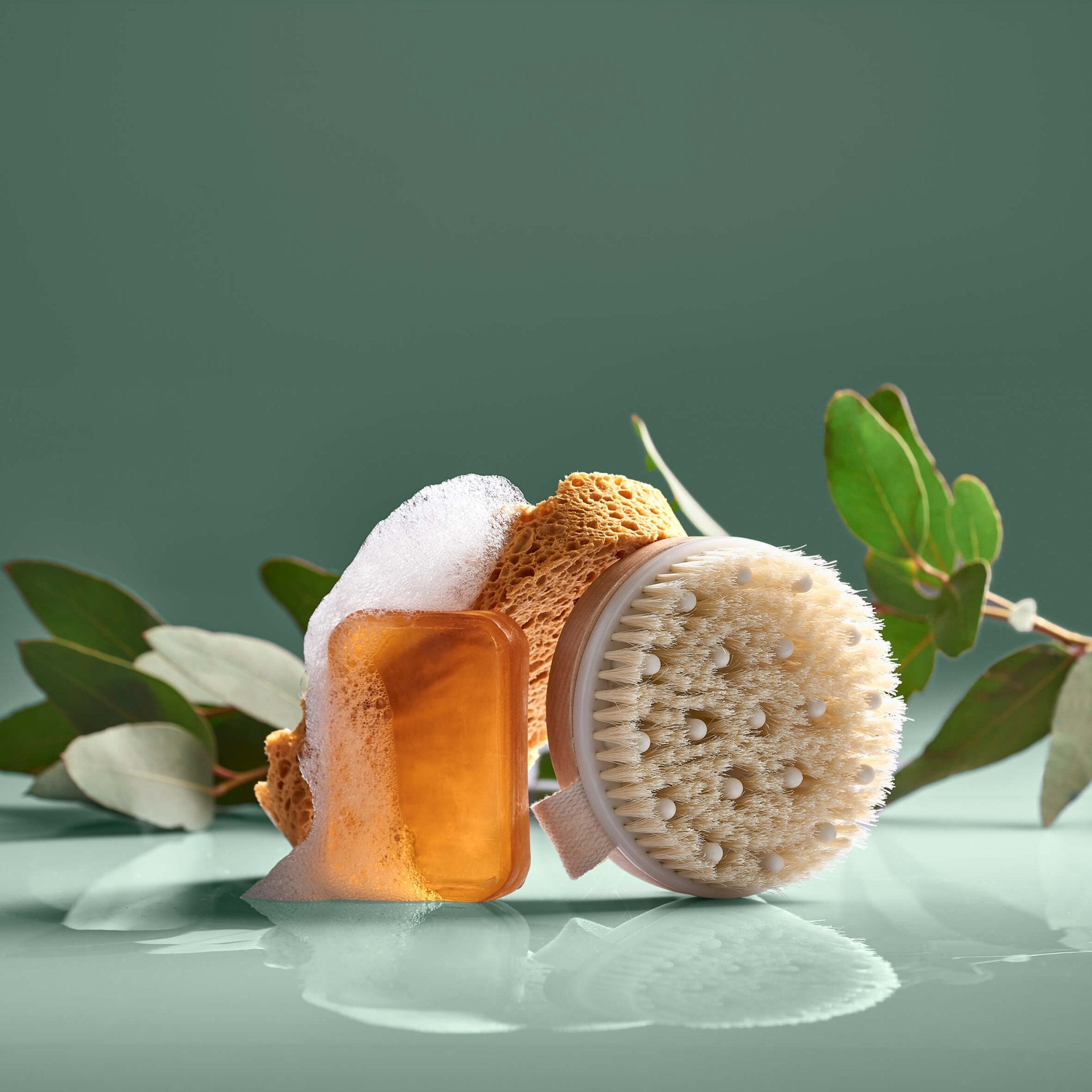 Eva & Elm Aura Bath Massage & Exfoliate Brush - Retail Therapy Online