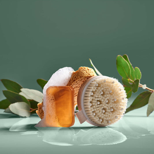 Eva & Elm Aura Bath Massage & Exfoliate Brush - Retail Therapy Online