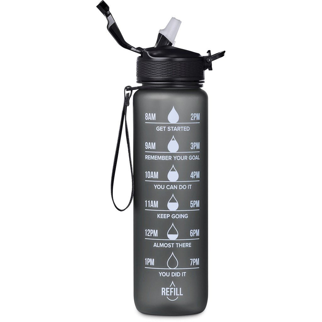 Eva & Elm Neptune Plastic Water Bottle - 1 Litre - Retail Therapy Online