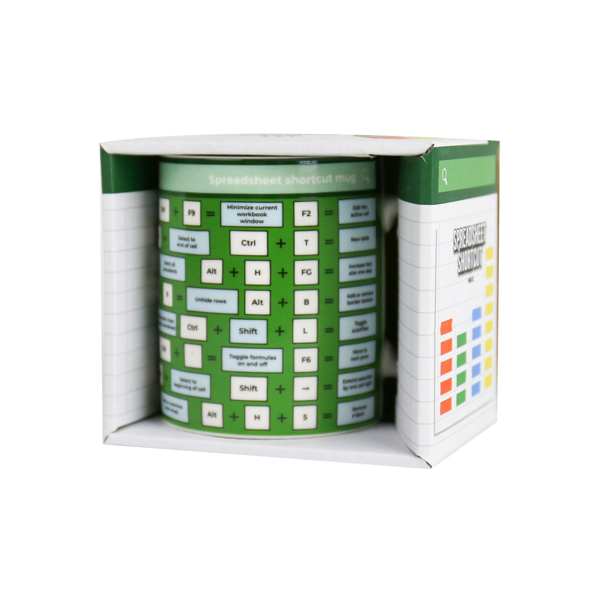 Excel Spreadsheet Shortcut Mug - Retail Therapy Online