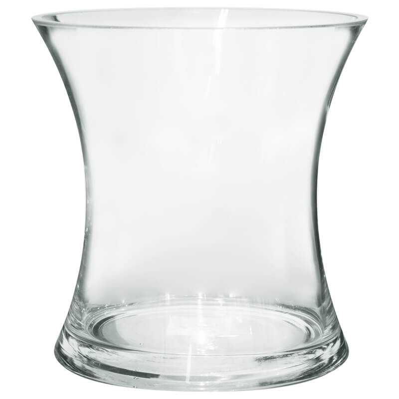 Flared Glass Wide Vase - 15cm - Retail Therapy Online