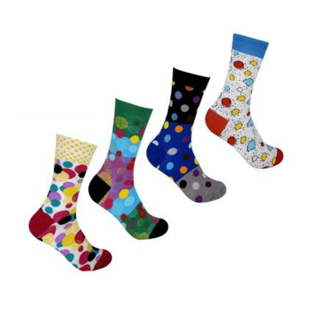 Funky Socks Unisex - Polka Dots - Retail Therapy Online