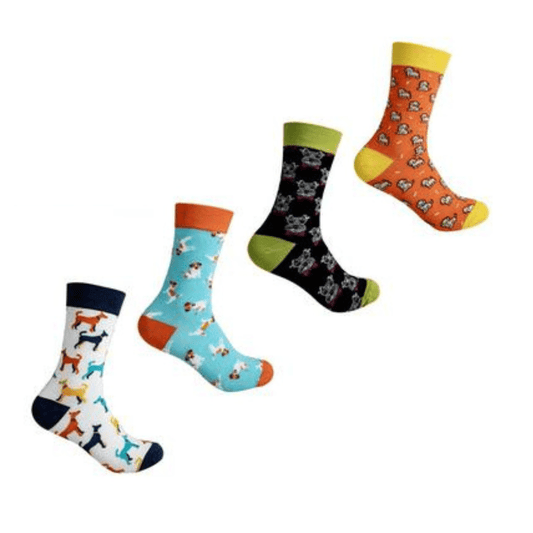 Funky Unisex Socks - Dog Design - Retail Therapy Online