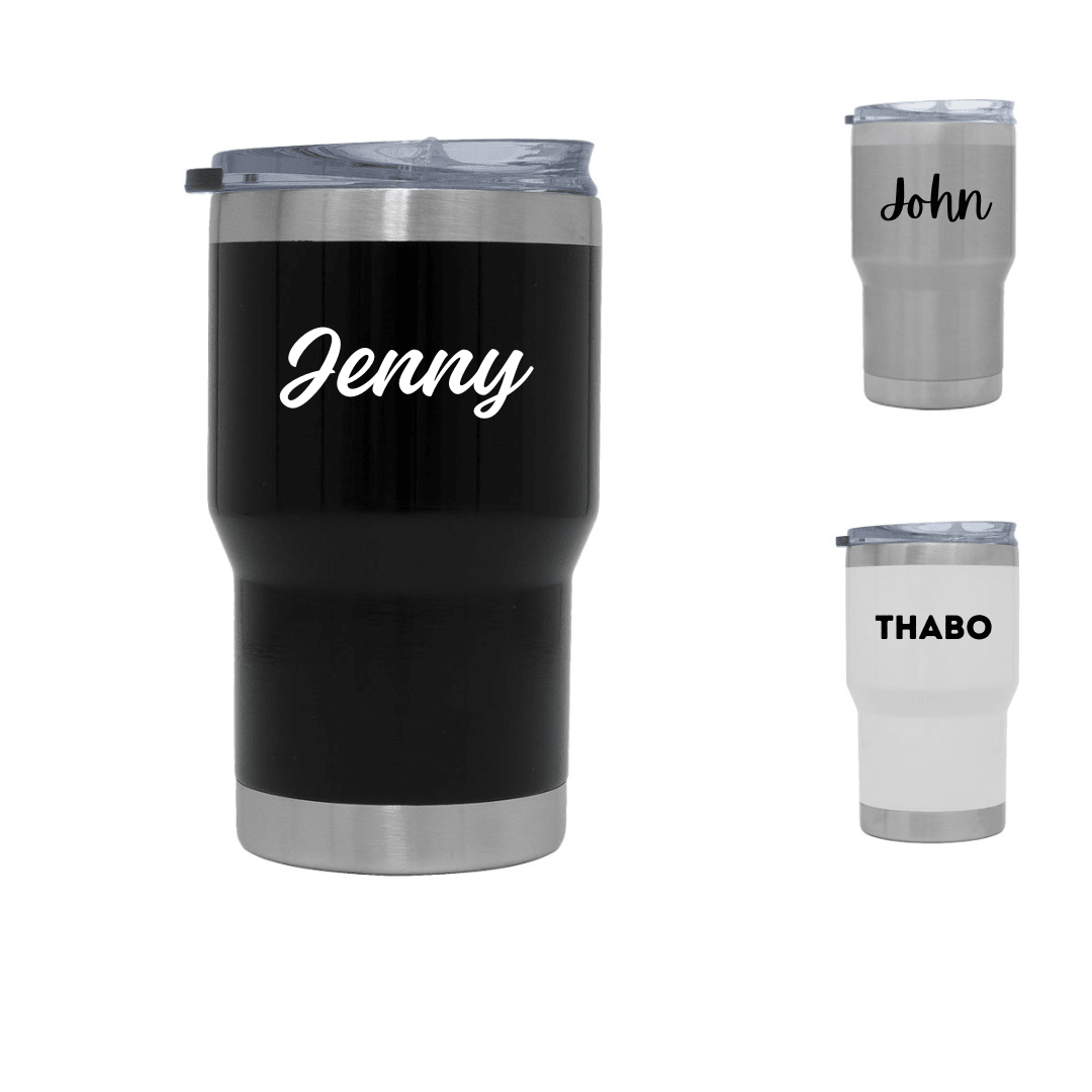 Genoa Stainless Steel Travel Tumbler - 380ml - Retail Therapy Online