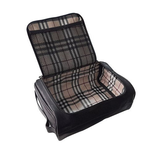 Genuine Leather Bon Voyage Toiletry Bag - Retail Therapy Online