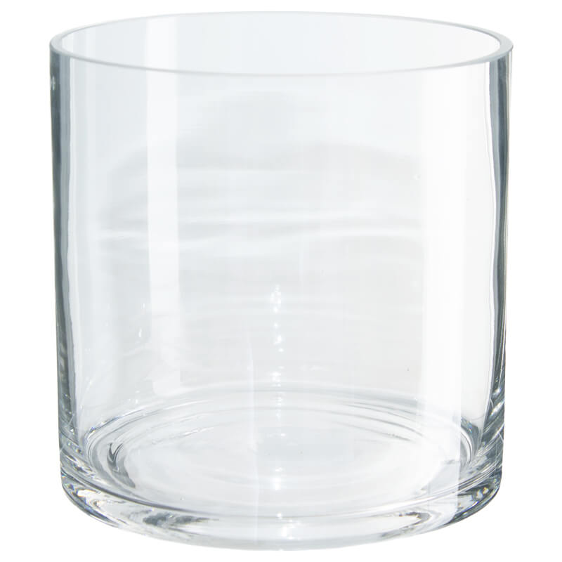 Glass Cylinder Vase - Clear - Retail Therapy Online