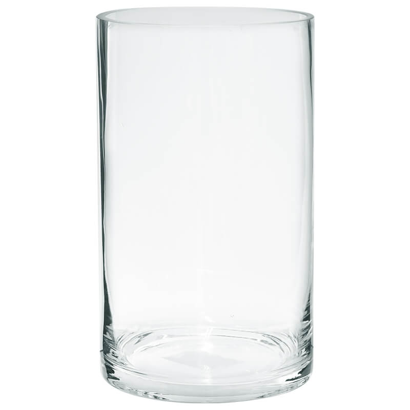 Glass Cylinder Vase - Clear - Retail Therapy Online