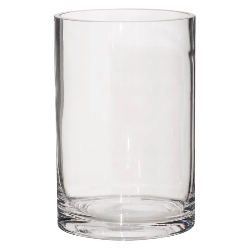 Glass Cylinder Vase - Clear - Retail Therapy Online