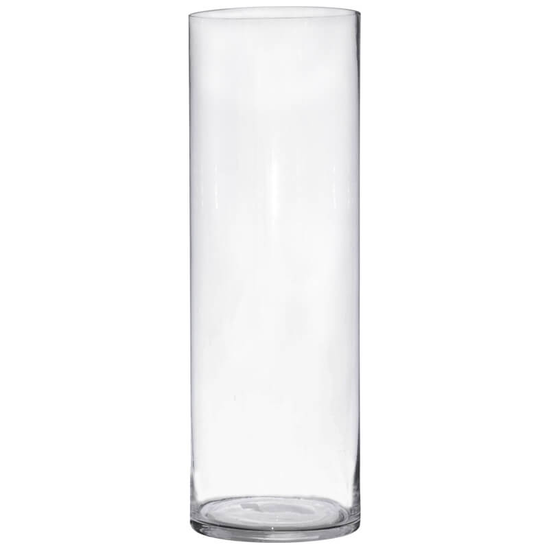 Glass Cylinder Vase - Clear - Retail Therapy Online