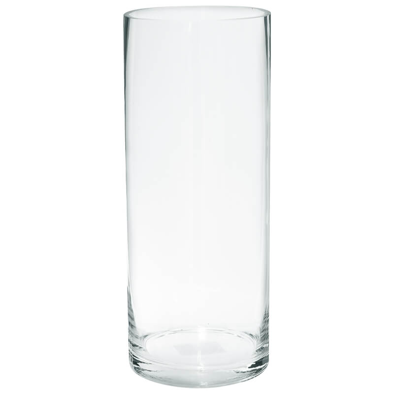 Glass Cylinder Vase - Clear - Retail Therapy Online