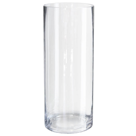 Glass Cylinder Vase - Clear - Retail Therapy Online