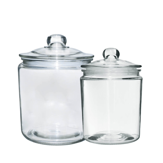 Glass Jar with Silicone Seal Lid - Retail Therapy Online
