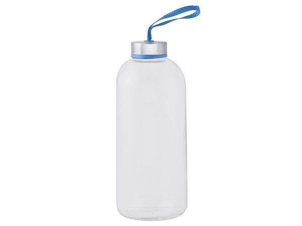 Glass Water Bottle 1 Litre - Retail Therapy Online