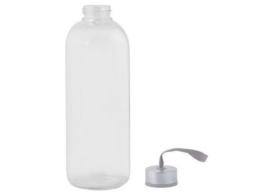 Glass Water Bottle 1 Litre - Retail Therapy Online