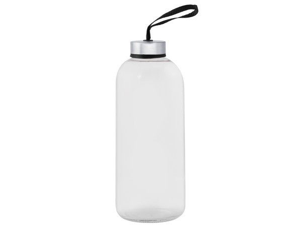 Glass Water Bottle 1 Litre - Retail Therapy Online