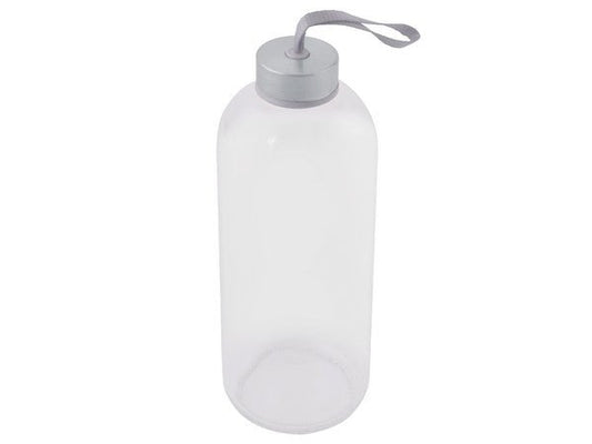 Glass Water Bottle 1 Litre - Retail Therapy Online