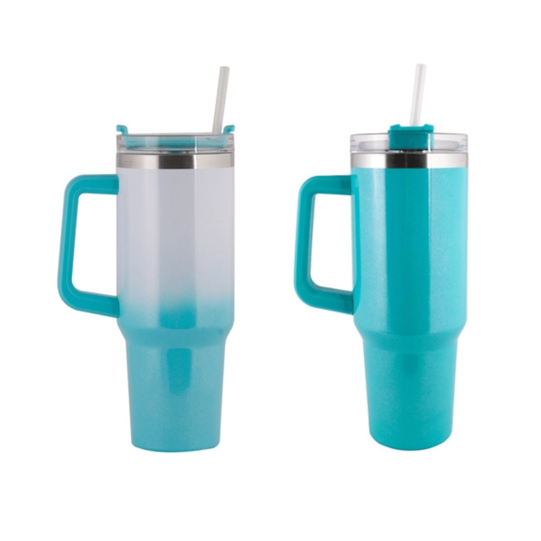 Glitter Stainless Steel Travel Mug - 1200ml - Retail Therapy Online