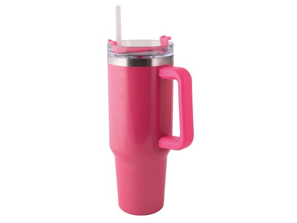 Glitter Stainless Steel Travel Mug - 1200ml - Retail Therapy Online