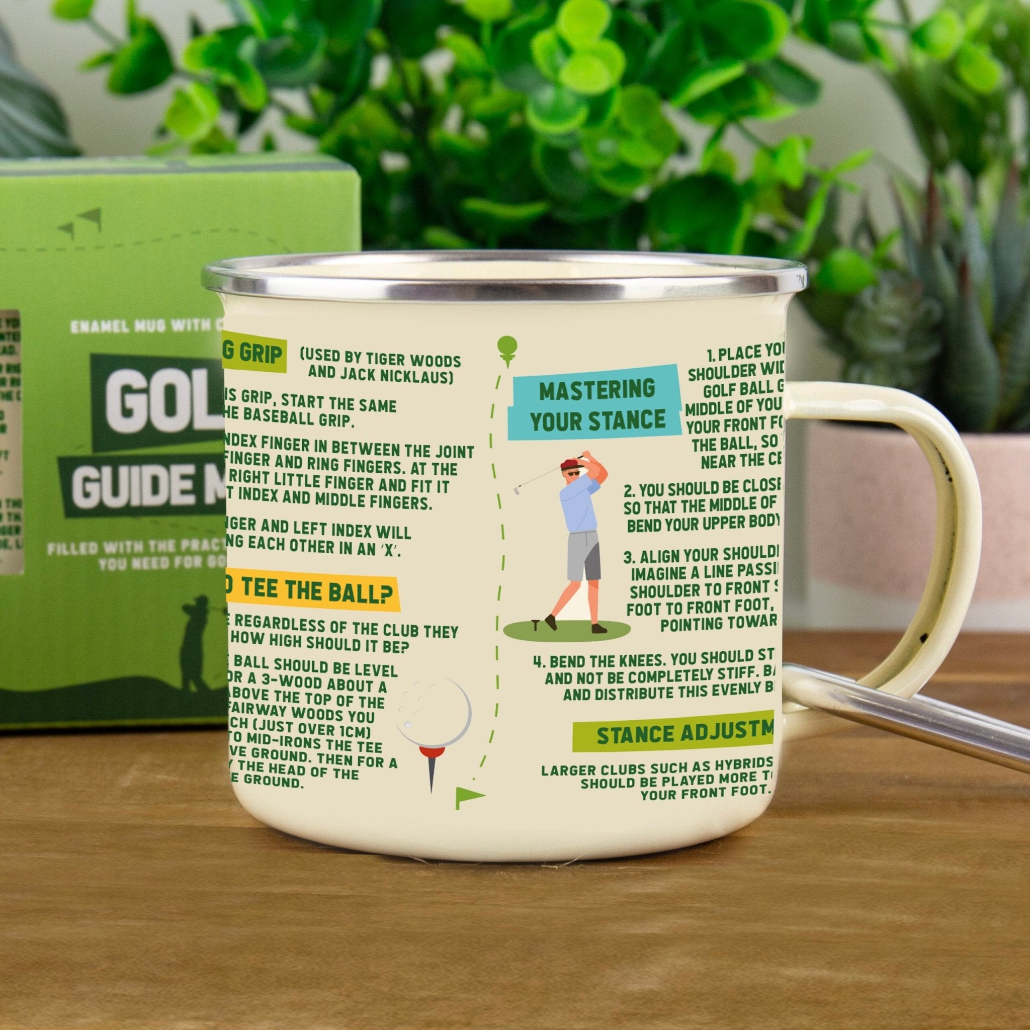 Golf Guide Enamel Mug - Retail Therapy Online