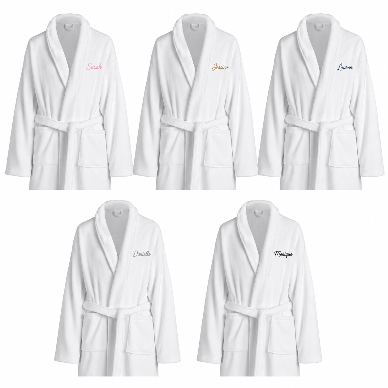 Serendipio Langham Coral Fleece Bathrobe - Ladies