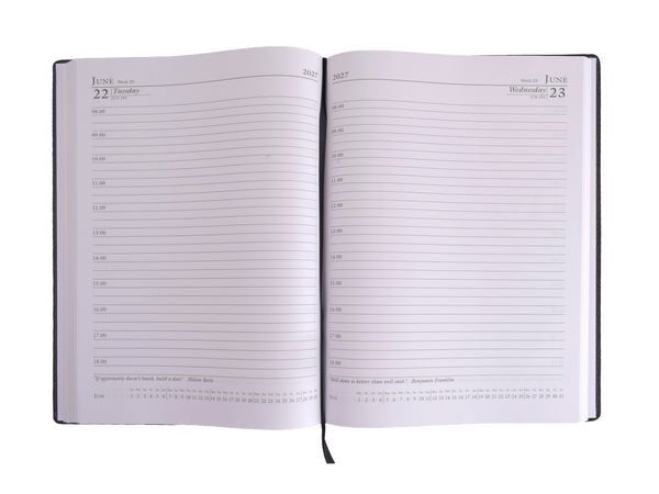 Graphite PU Diary A5 - 2027 - Retail Therapy Online