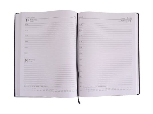 Graphite PU Diary A5 - 2027 - Retail Therapy Online