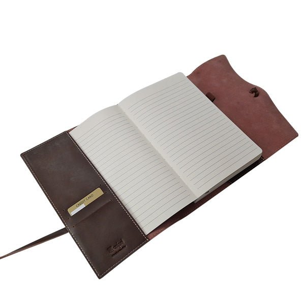 Griffin Trifold Genuine Leather Notebook A5 - Retail Therapy Online