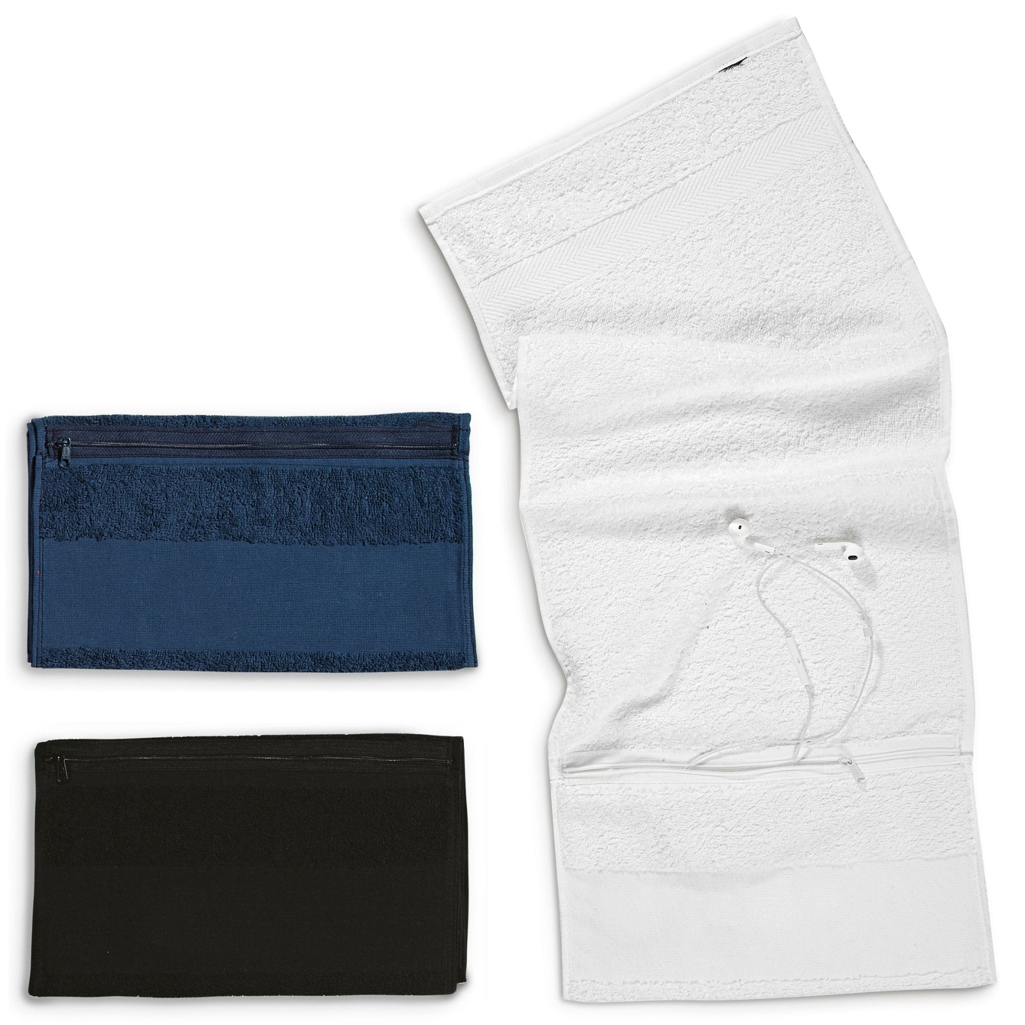 Gym/Sports Towel with Zip - Retail Therapy Online
