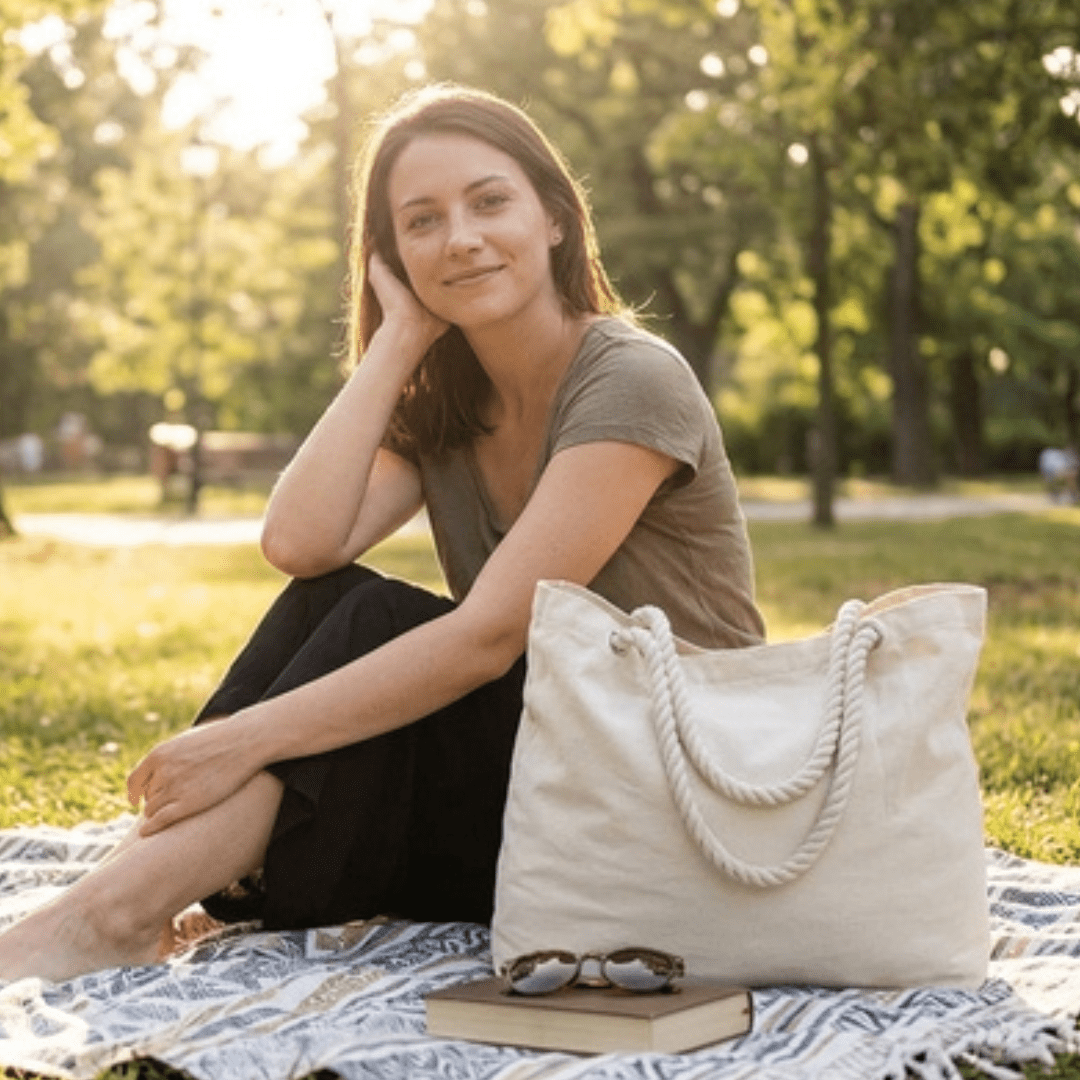 Harbor Cotton Rope Tote Bag - 280g - Retail Therapy Online