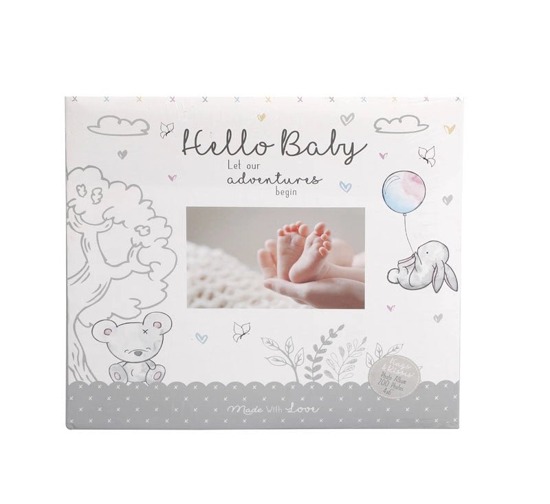 Hello Baby Photo Album - 200 Pictures - Retail Therapy Online