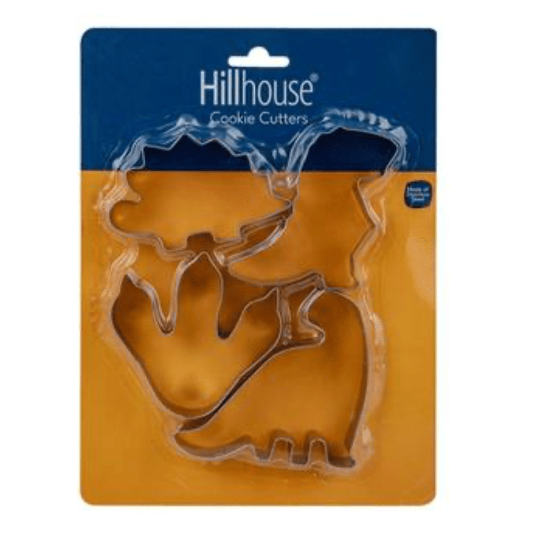 Hillhouse Cookie Cutters - Dinosaurs 4pc - Retail Therapy Online