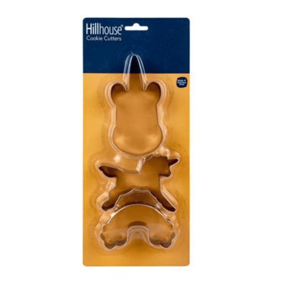 Hillhouse Cookie Cutters - Unicorn 3pc - Retail Therapy Online