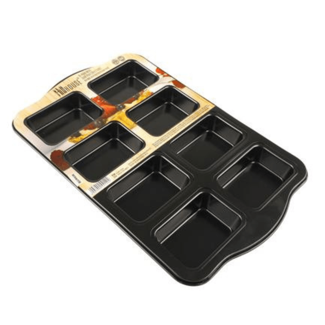 Hillhouse Loaf Pan Non - Stick Mini 8 - Hole - Retail Therapy Online