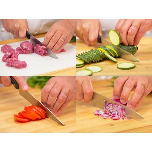 Homemax Power Chef Block Knife Set - 10pc - Retail Therapy Online