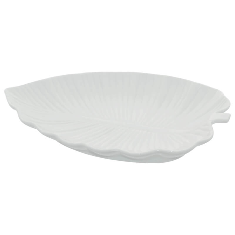 Isa Leaf Ceramic Plate - Retail Therapy Online