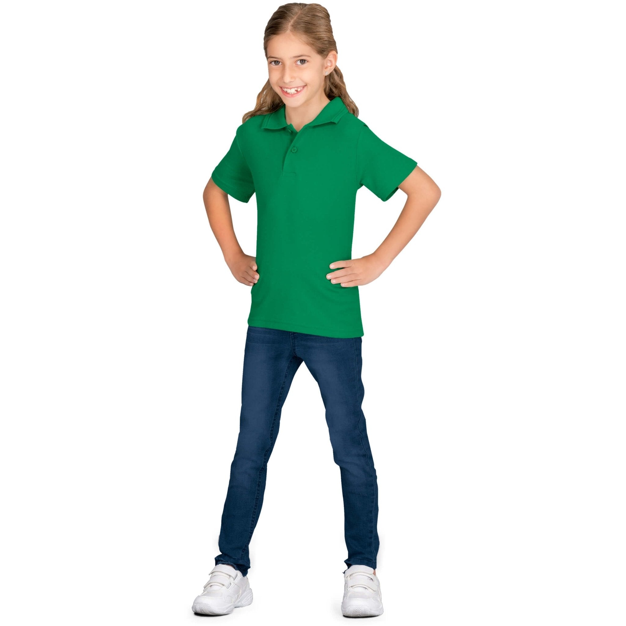 Kids Basic Pique Golf Shirt - Retail Therapy Online