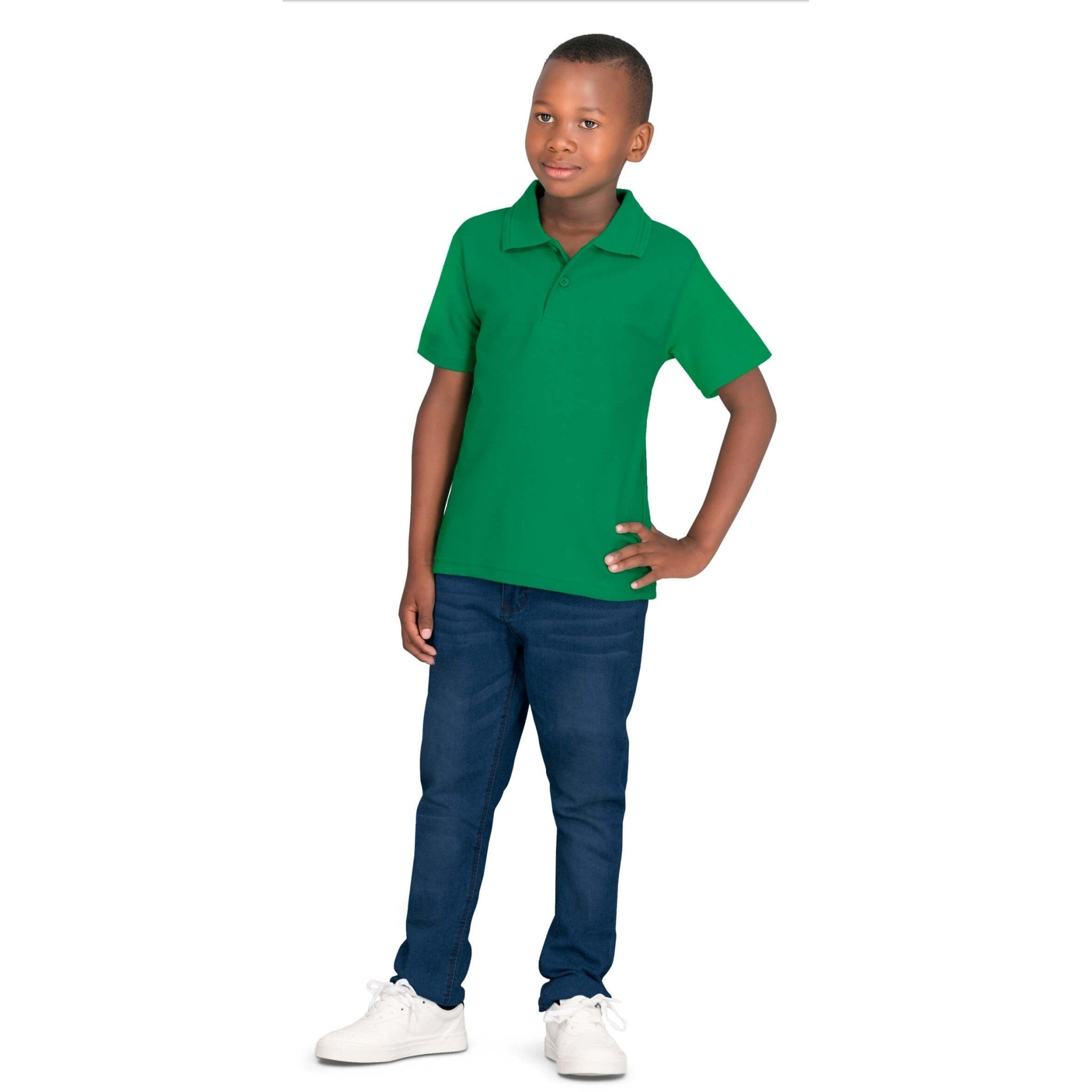 Kids Basic Pique Golf Shirt - Retail Therapy Online