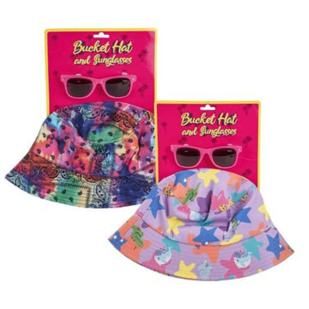 Kids Bucket Hat with Sunglasses - Retail Therapy Online