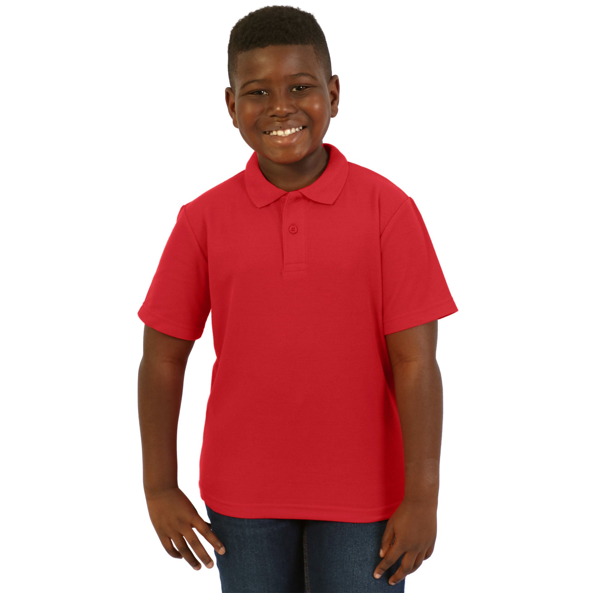 Kids Classic Pique Knit Golf Shirt - Retail Therapy Online