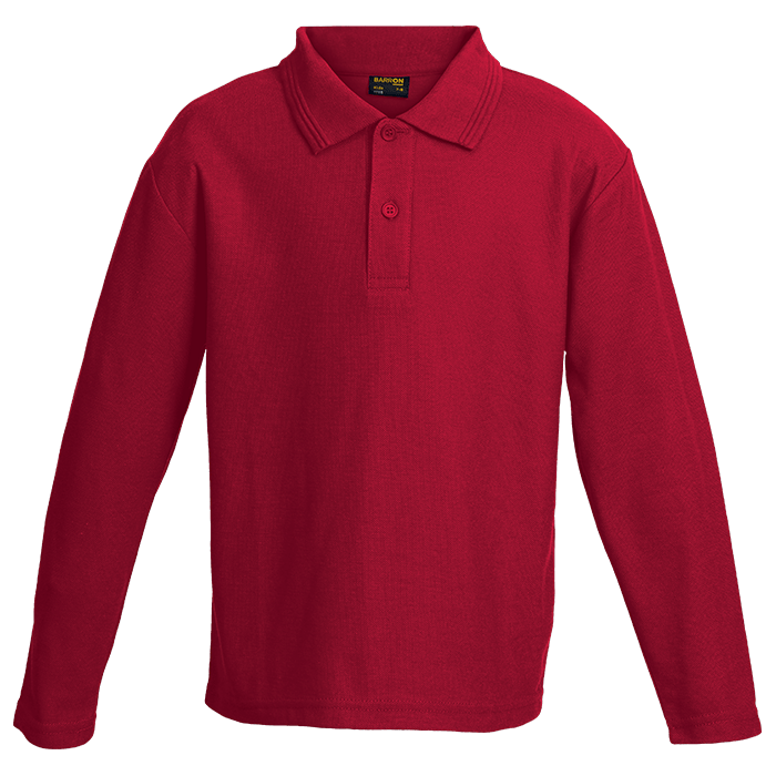 Kids Pique Knit Long Sleeve Golf Shirt - Retail Therapy Online