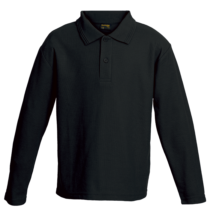 Kids Pique Knit Long Sleeve Golf Shirt - Retail Therapy Online