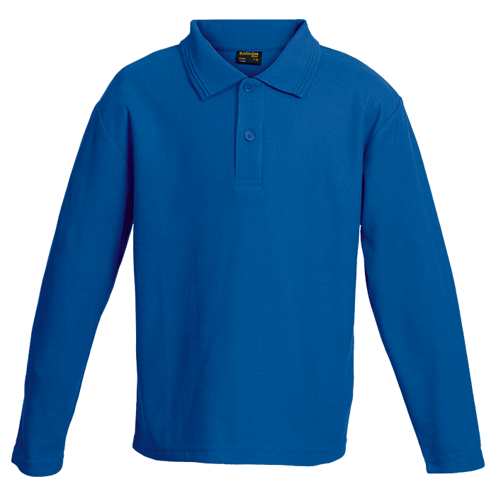 Kids Pique Knit Long Sleeve Golf Shirt - Retail Therapy Online